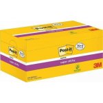 Samolepicí bloček "Super Sticky", různé barvy, 76x76 mm, 24x90 listů, 3M POSTIT – Hledejceny.cz