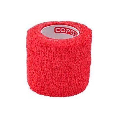 Copoly Obinadlo elastické 5 cm x 4,6 m red