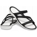 Crocs Swiftwater Sandal W 203998-066 Black/white – Zboží Dáma