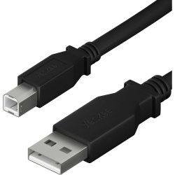 Yenkee YCU 015 BK USB A/B Tiskárna, 1,5m