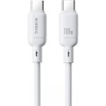 Baseus P10377704213-00 USB-C/USB-C, 100W, 1m, bílý – Zboží Živě