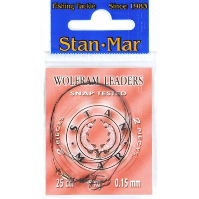 STAN-MAR wolframové lanko 25cm 5kg 0,15mm 2ks – Zboží Mobilmania