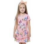 Winkiki Kids Wear dívčí šaty Motýlci růžová – Zboží Dáma