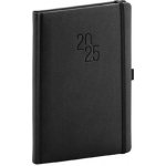 Diamante A5 Týdenní 2025 černá – Sleviste.cz