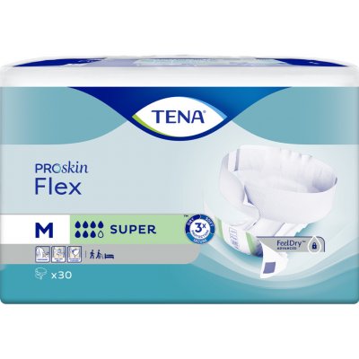 Tena Flex Super M Inkontinenční kalhotky 30 ks – Sleviste.cz