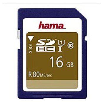 Hama SDHC Class 10 UHS-I 16 GB 124134