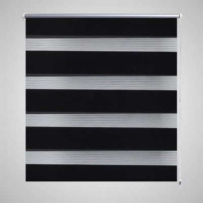 Nabytek XL Roleta den a noc / Zebra / Twinroll 80x150 cm černá