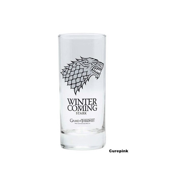 Sklenička CurePink Sklenice Game of Thrones: Stark 290 ml 325180