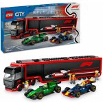 LEGO® City 60445 Kamion F1 s vozy F1 RB20 a AMR24 – Zboží Živě