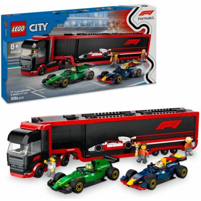 LEGO® City 60445 Kamion F1 s vozy F1 RB20 a AMR24 – Zboží Živě