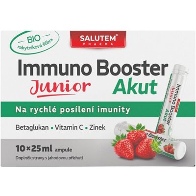 Salutem Immuno Booster Akut Junior jahoda 10 x 25 ml – Hledejceny.cz