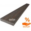 Příslušenství k plotu WPC dřevoplastové plotovky Dřevoplus PROFI rovné 15x80x1500 - Walnut (ořech) - Artisan OUTLET STRAKY AO40 - 50 ks