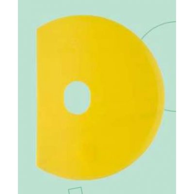 Karta na těsto zaoblená plná / s otvorem, 120°C, Kobra Barva: Oranžová, Tvrdost: plný – Zboží Dáma