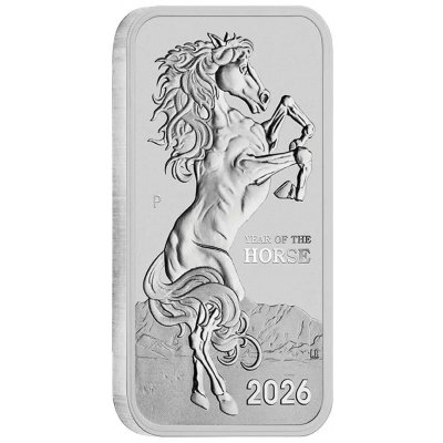 Perth Mint Stříbrná mince Horse Rectangular 2026 1 oz – Hledejceny.cz