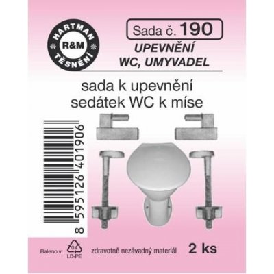 HARTMAN sada k upevnění sedátek WC-FS Q M8*75mm, sada č. 190 – Zbozi.Blesk.cz