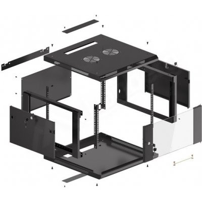 Lanberg 6U WF01-6606-10B – Hledejceny.cz