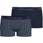 Vamp pánské boxerky set 2 ks BLUE OXFORD M 15881 – Zboží Dáma