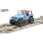 Bruder 2541 Jeep WRANGLER Cross Country modrý s figurkou jezdce – Zbozi.Blesk.cz