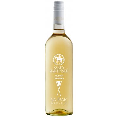 Vinařství Vajbar, Müller Thurgau Svatomartinské, jakostní, 2026, 0,75 l (holá láhev) – Hledejceny.cz