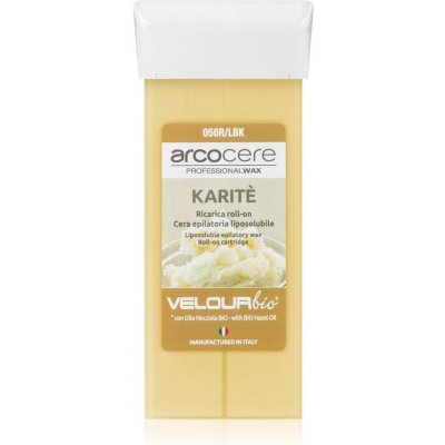 Arcocere Professional Wax Karité epilační vosk roll-on náhradní náplň 100 ml