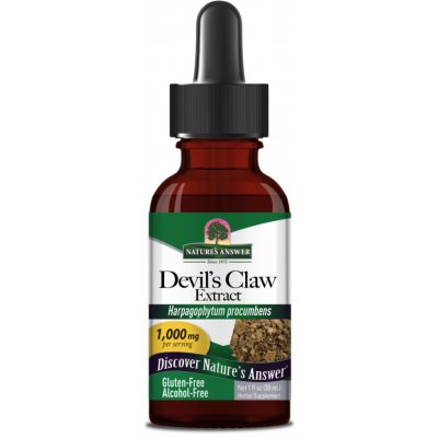 Nature's Answer Devil's Claw Extract, Čertův dráp, extrakt, 1000 mg 30 ml – Hledejceny.cz