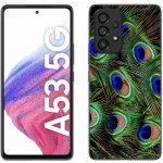 Pouzdro mmCase Gelové Samsung Galaxy A53 5G - paví peří – Hledejceny.cz