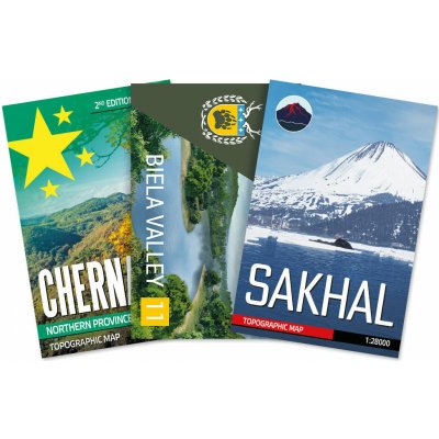 DayZ Chernarus + Livonia + Frostline Printed Maps Complete Bundle - plakát – Zboží Dáma