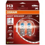 Osram Night Breaker Laser H3 PK22s 12V 55W 2 ks 64151NL-2HB – Hledejceny.cz