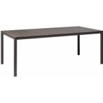 Nardi Tevere 211/275 x 100 cm Tmavě hnědý plastový rozkládací zahradní stůl – Hledejceny.cz