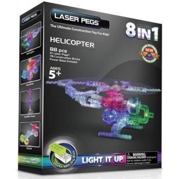 LaserPegs Helicopter 8v1