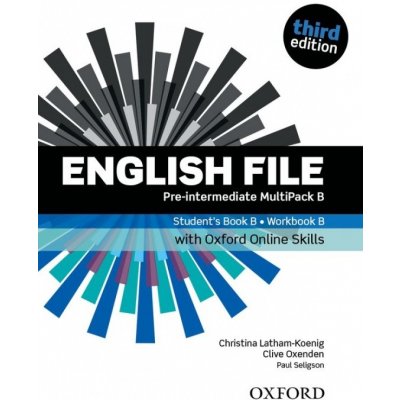 English File 3rd edition Pre-Intermediate MultiPACK B with Oxford Online Skills without CD-ROM - Christina Latham-Koenig – Zboží Mobilmania