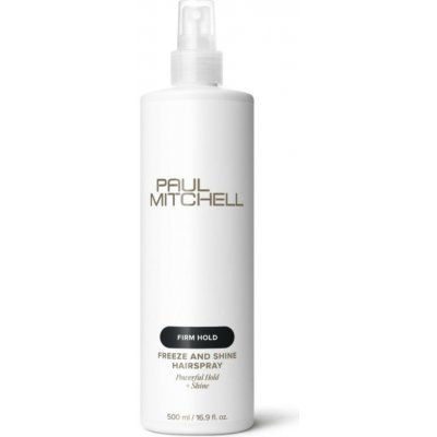 Lak na vlasy bez aerosolu se silnou fixací Paul Mitchell Firm Hold Freeze and Shine Hairspray - 500 ml – Hledejceny.cz