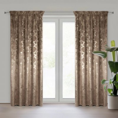 EUROFIRANY ZATEMŇOVACÍ ZÁVĚS NA PÁSCE RAJA 140X270 CM VZOROVANÁ – Hledejceny.cz