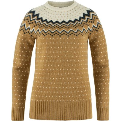 FJÄLLRÄVEN Övik Knit Sweater W Buckwheat Brown Chalk White – Hledejceny.cz