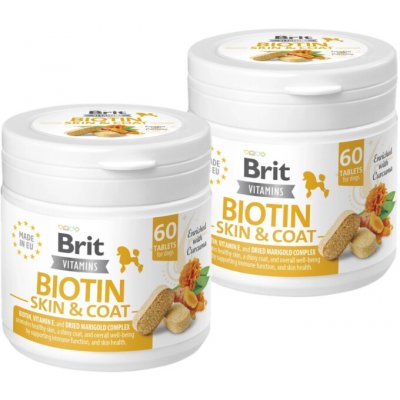 Brit Vitamins Biotin Skin & Coat Care 2x120 g – Hledejceny.cz