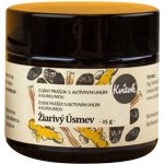 Kvitok zubní prášek Zářivý úsměv s aktivním uhlím 25 g – Zboží Mobilmania