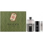 Gucci Guilty Pour Homme EDT 90 ml + deostick 75 ml + EDT 15 ml pro muže dárková sada – Sleviste.cz