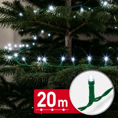 Phenom LED světelný řetěz 20 m se 400 LED ve studené bílé barvě – Hledejceny.cz