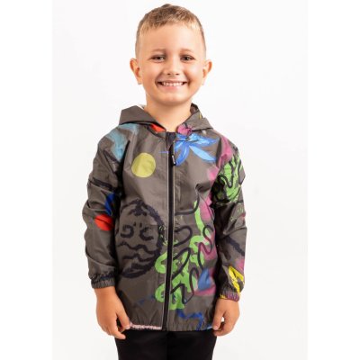 Unuo dětská bunda do deště Fantazie Khaki – Zbozi.Blesk.cz