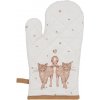 Chňapka Béžová dětská chňapka - rukavice s kočičkami Kitty Cats - 12*21 cm