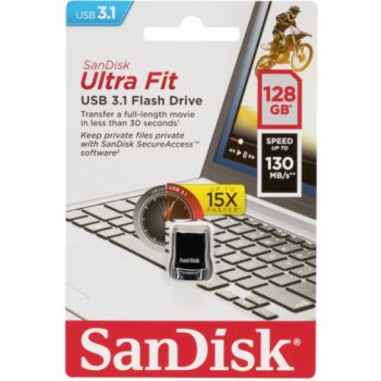 SanDisk Cruzer Ultra Fit 128GB SDCZ430-128G-G46