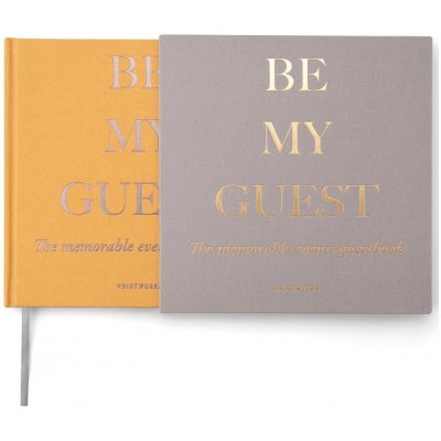 Kniha hostů, béžová / žlutá, Printworks – Zboží Dáma