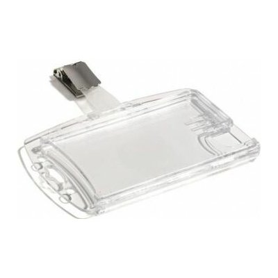 Visačka na 2 plastové karty se kolíčkem DURABLE 85x54mm 25ks – Zboží Dáma