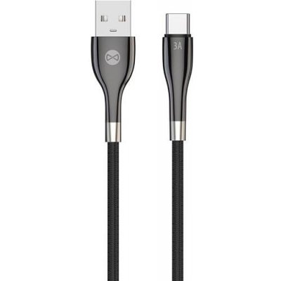 Forever GSM171007 USB na USB-C, 3A, 1m, černý – Zbozi.Blesk.cz