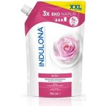 Indulona tekuté mýdlo Růže náhradní náplň 750 ml – Sleviste.cz