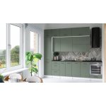 FRONTI Kuchyňská linka DAFNI 280cm Olive – Zboží Dáma