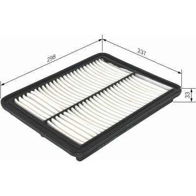 Vzduchový filtr BOSCH 1 987 429 180 – Hledejceny.cz