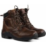 Horze Zímní kožené jezdecké boty ke koním Chamonix Hnědá – Zboží Mobilmania