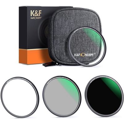 K&F Concept sada magnetických MC UV + PL-C + ND 1000x 58 mm – Zboží Mobilmania