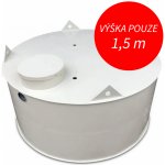 Česká nádrž Samonosná kruhová nádrž na vodu nízká 10m³ – Zbozi.Blesk.cz